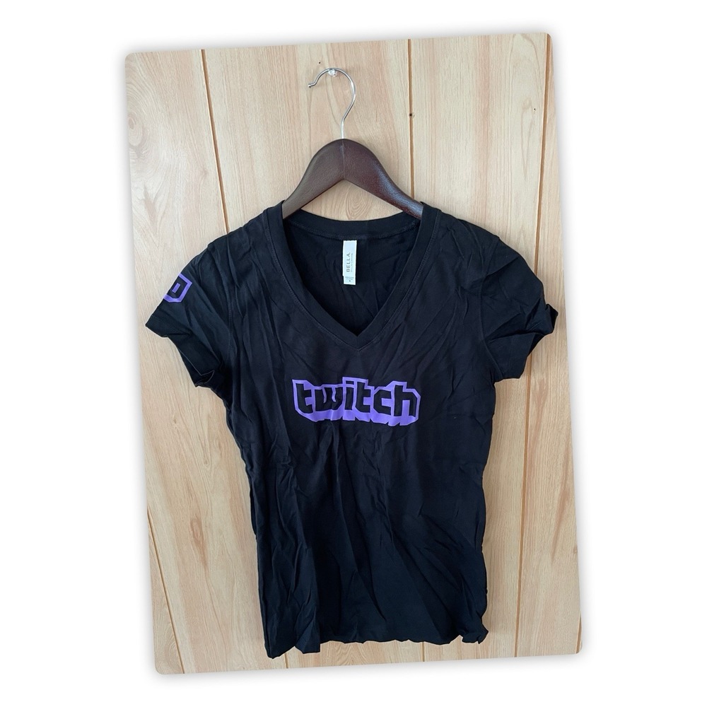 Twitch Logo‎ Women's T-Shirt, Size:M